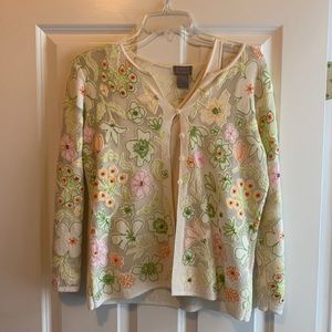 Embroider Cardigan with Camisole